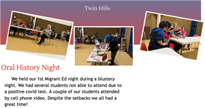Screenshot of Newsletter